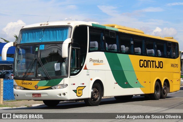 Empresa Gontijo de Transportes 14670 na cidade de São Paulo, São Paulo, Brasil, por José Augusto de Souza Oliveira. ID da foto: 8551840.