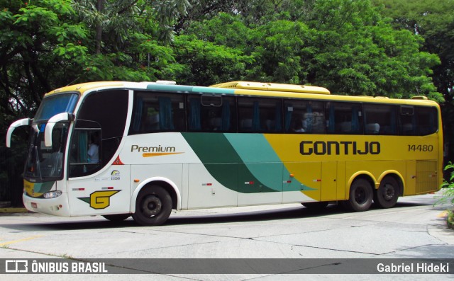 Empresa Gontijo de Transportes 14480 na cidade de São Paulo, São Paulo, Brasil, por Gabriel Hideki. ID da foto: 8551530.