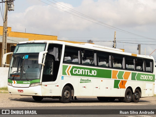 Empresa Gontijo de Transportes 20070 na cidade de Teresina, Piauí, Brasil, por Ruan Silva Andrade. ID da foto: 8551165.