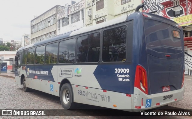 Viação Globo 20909 na cidade de Belo Horizonte, Minas Gerais, Brasil, por Vicente de Paulo Alves. Número da foto: #8550054.