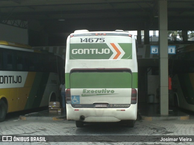 Empresa Gontijo de Transportes 14675 na cidade de Curvelo, Minas Gerais, Brasil, por Josimar Vieira. ID da foto: 8551088.