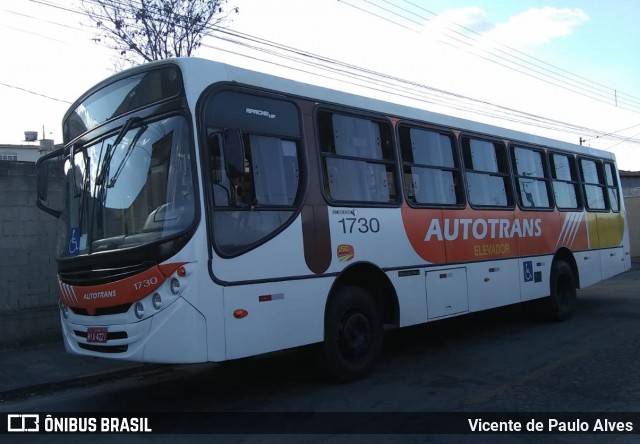 Autotrans > Turilessa 1730 na cidade de Itaúna, Minas Gerais, Brasil, por Vicente de Paulo Alves. ID da foto: 8552773.