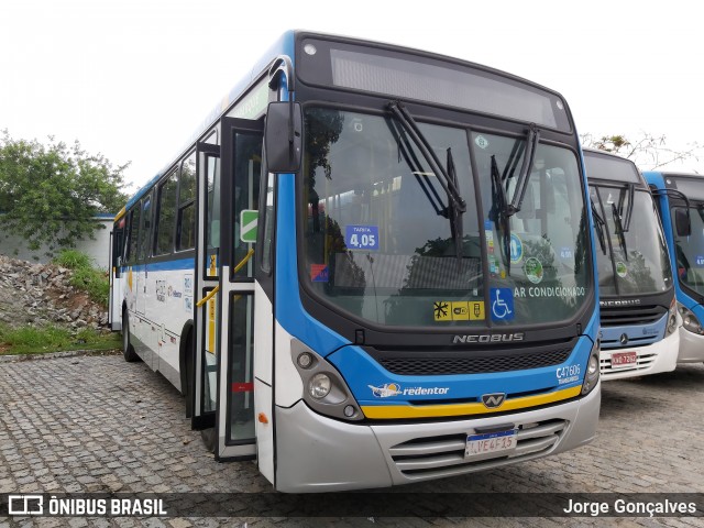 Viação Redentor C47606 na cidade de Rio de Janeiro, Rio de Janeiro, Brasil, por Jorge Gonçalves. ID da foto: 8552433.