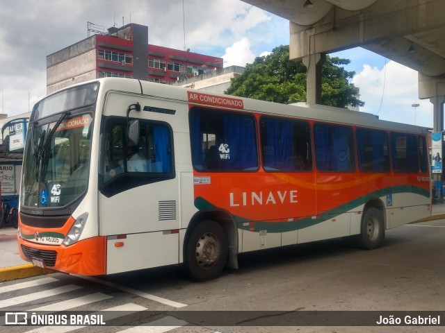 Linave Transportes RJ 146.005 na cidade de Nilópolis, Rio de Janeiro, Brasil, por João Gabriel. ID da foto: 8554469.