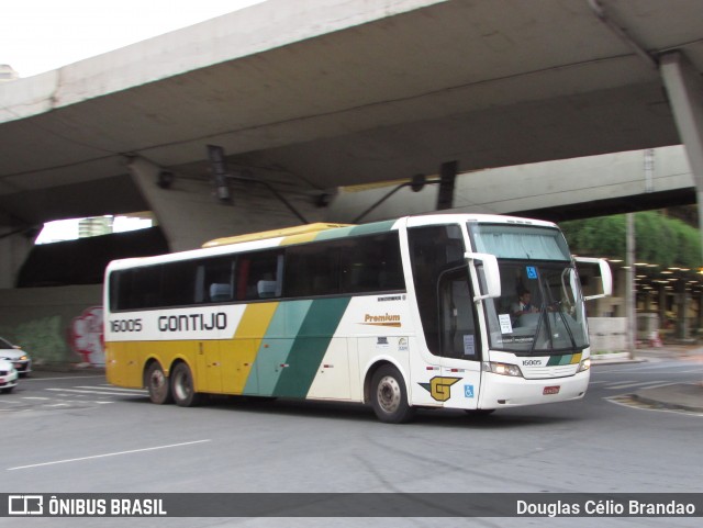 Empresa Gontijo de Transportes 16005 na cidade de Belo Horizonte, Minas Gerais, Brasil, por Douglas Célio Brandao. ID da foto: 8554615.