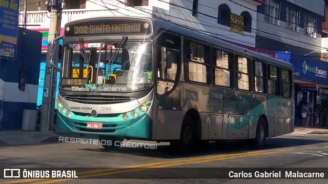 Viação Grande Vitória 7090 na cidade de Vitória, Espírito Santo, Brasil, por Carlos Gabriel  Malacarne. Número da foto: #8552810.