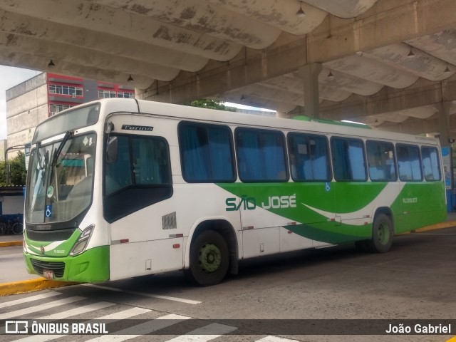 Viação São José RJ 200.037 na cidade de Nilópolis, Rio de Janeiro, Brasil, por João Gabriel. ID da foto: 8554490.