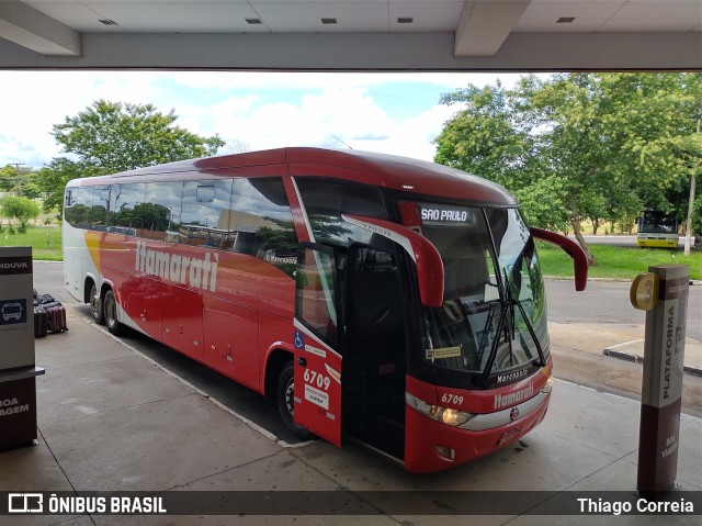 Expresso Itamarati 6709 na cidade de Catanduva, São Paulo, Brasil, por Thiago Correia. Número da foto: #8552981.