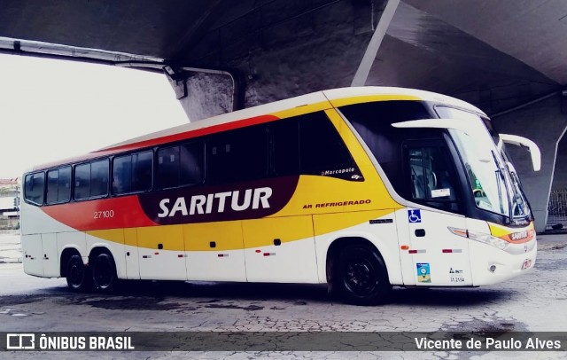 Saritur - Santa Rita Transporte Urbano e Rodoviário 27100 na cidade de Belo Horizonte, Minas Gerais, Brasil, por Vicente de Paulo Alves. ID da foto: 8556392.