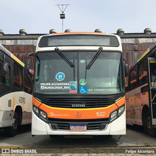 Empresa de Transportes Braso Lisboa A29111 na cidade de Rio de Janeiro, Rio de Janeiro, Brasil, por Felipe Alcantara. Número da foto: #8555889.
