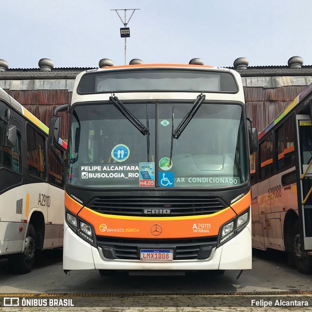 Empresa de Transportes Braso Lisboa A29111 na cidade de Rio de Janeiro, Rio de Janeiro, Brasil, por Felipe Alcantara. ID da foto: 8555889.