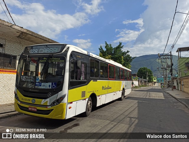 Viação Nilopolitana RJ 123.056 na cidade de Nova Iguaçu, Rio de Janeiro, Brasil, por Walace dos Santos. Número da foto: #8558383.