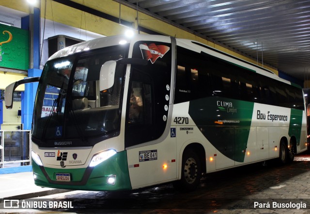 Comércio e Transportes Boa Esperança 4270 na cidade de Belém, Pará, Brasil, por Pará Busologia. ID da foto: 8556128.