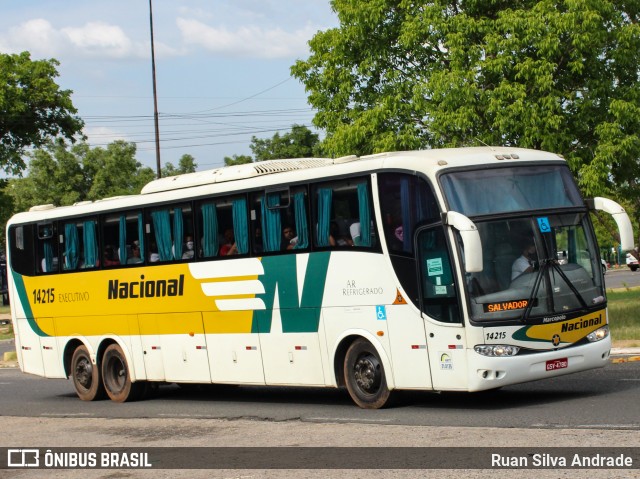 Viação Nacional 14215 na cidade de Teresina, Piauí, Brasil, por Ruan Silva Andrade. ID da foto: 8557208.