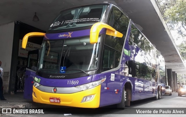 UTIL - União Transporte Interestadual de Luxo 11869 na cidade de Belo Horizonte, Minas Gerais, Brasil, por Vicente de Paulo Alves. Número da foto: #8558728.
