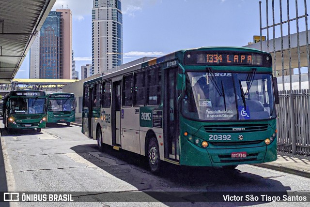 OT Trans - Ótima Salvador Transportes 20392 na cidade de Salvador, Bahia, Brasil, por Victor São Tiago Santos. ID da foto: 8558151.