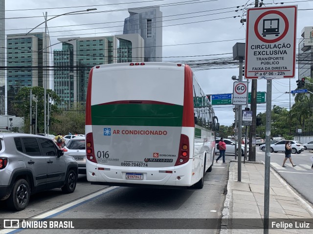 Borborema Imperial Transportes 016 na cidade de Recife, Pernambuco, Brasil, por Felipe Luiz. ID da foto: 8558785.