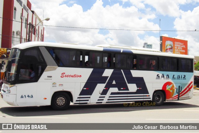 Empresa de Transportes São Luiz 6140 na cidade de Feira de Santana, Bahia, Brasil, por Julio Cesar  Barbosa Martins. ID da foto: 8557212.