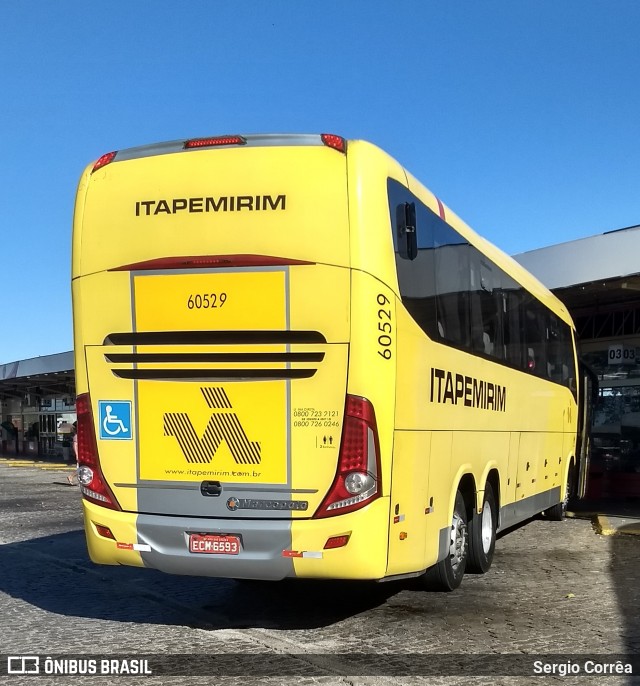 Viação Itapemirim 60529 na cidade de Campos dos Goytacazes, Rio de Janeiro, Brasil, por Sergio Corrêa. Número da foto: #8556005.