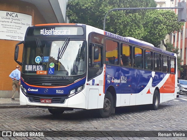 Viação Ideal B28545 na cidade de Rio de Janeiro, Rio de Janeiro, Brasil, por Renan Vieira. ID da foto: 8558045.