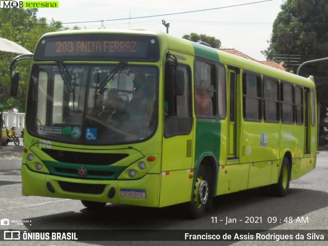 Transporte Coletivo Cidade Verde 01170 na cidade de Teresina, Piauí, Brasil, por Francisco de Assis Rodrigues da Silva. Número da foto: #8556040.