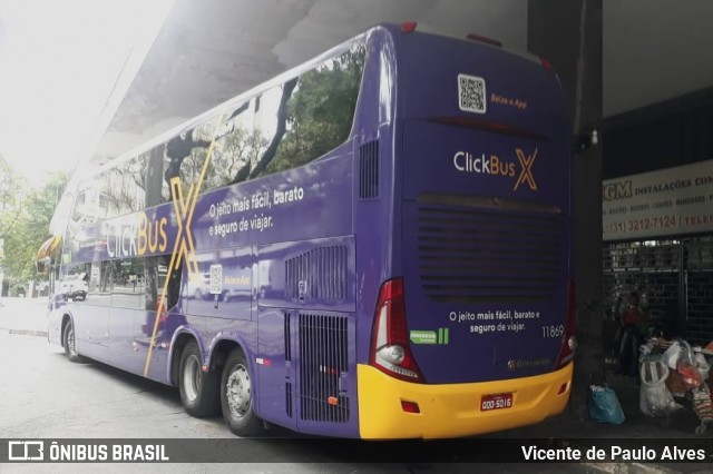 UTIL - União Transporte Interestadual de Luxo 11869 na cidade de Belo Horizonte, Minas Gerais, Brasil, por Vicente de Paulo Alves. Número da foto: #8558731.