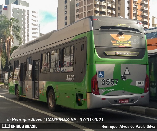 Padova Coletivos 3557 na cidade de Campinas, São Paulo, Brasil, por Henrique Alves de Paula Silva. ID da foto: 8557775.