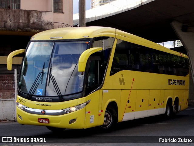 Viação Itapemirim 60057 na cidade de Belo Horizonte, Minas Gerais, Brasil, por Fabricio Zulato. Número da foto: #8557870.