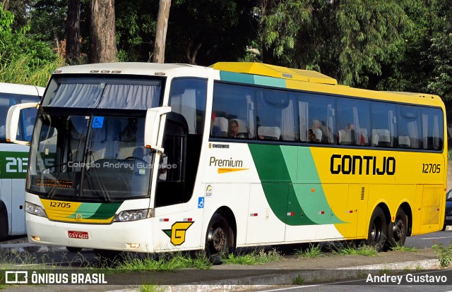 Empresa Gontijo de Transportes 12705 na cidade de Belo Horizonte, Minas Gerais, Brasil, por Andrey Gustavo. ID da foto: 8556350.