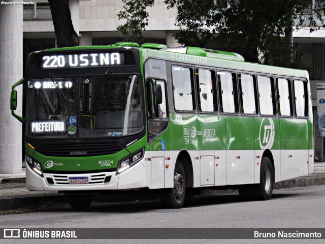 Tijuquinha - Auto Viação Tijuca A50004 na cidade de Rio de Janeiro, Rio de Janeiro, Brasil, por Bruno Nascimento. Número da foto: #8558154.