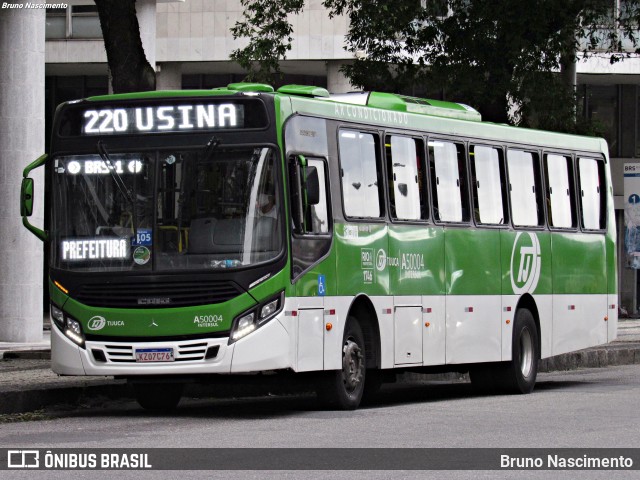 Tijuquinha - Auto Viação Tijuca A50004 na cidade de Rio de Janeiro, Rio de Janeiro, Brasil, por Bruno Nascimento. ID da foto: 8558154.