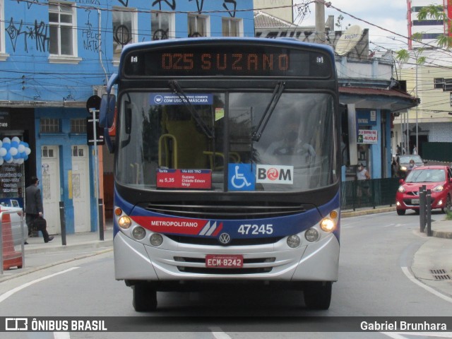 ATT - Alto Tietê Transportes 47.245 na cidade de Mogi das Cruzes, São Paulo, Brasil, por Gabriel Brunhara. ID da foto: 8557987.