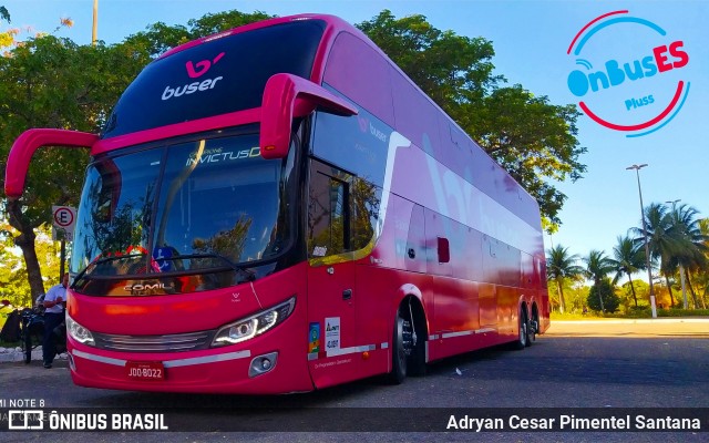 Buser Brasil Tecnologia 8022 na cidade de Vitória, Espírito Santo, Brasil, por Adryan Cesar Pimentel Santana. Número da foto: #8559345.