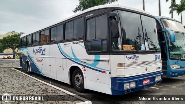 Martins Turismo 7680 na cidade de Aparecida, São Paulo, Brasil, por Nilson Brandão Alves. ID da foto: 8559993.