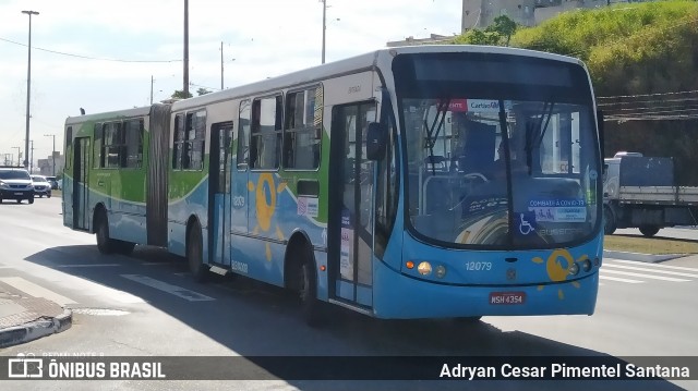 Viação Praia Sol 12079 na cidade de Vila Velha, Espírito Santo, Brasil, por Adryan Cesar Pimentel Santana. Número da foto: #8561799.