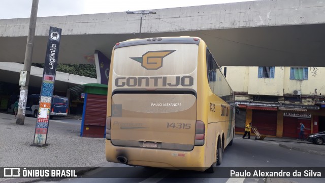 Empresa Gontijo de Transportes 14315 na cidade de Belo Horizonte, Minas Gerais, Brasil, por Paulo Alexandre da Silva. ID da foto: 8560454.