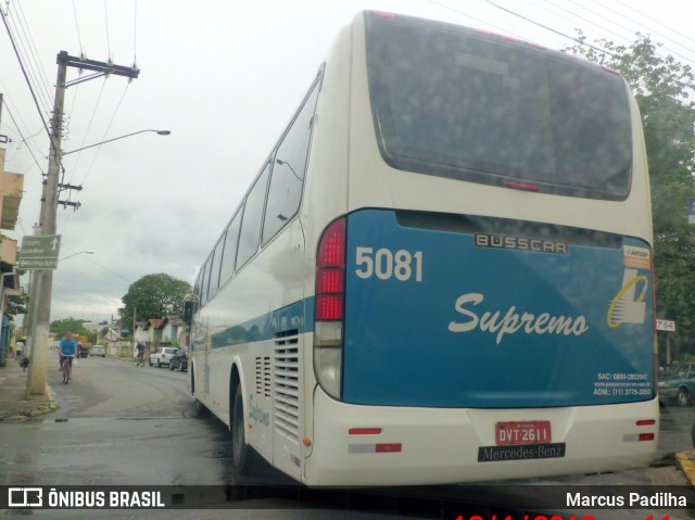 Litorânea Transportes Coletivos 5081 na cidade de Cruzeiro, São Paulo, Brasil, por Marcus Padilha. Número da foto: #8560368.