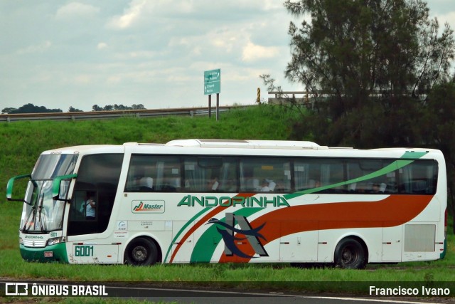 Empresa de Transportes Andorinha 6001 na cidade de Assis, São Paulo, Brasil, por Francisco Ivano. ID da foto: 8559634.