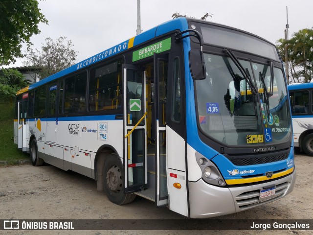 Viação Redentor C47646 na cidade de Rio de Janeiro, Rio de Janeiro, Brasil, por Jorge Gonçalves. Número da foto: #8561166.