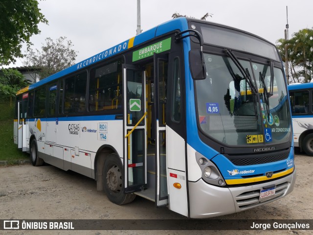 Viação Redentor C47646 na cidade de Rio de Janeiro, Rio de Janeiro, Brasil, por Jorge Gonçalves. ID da foto: 8561166.