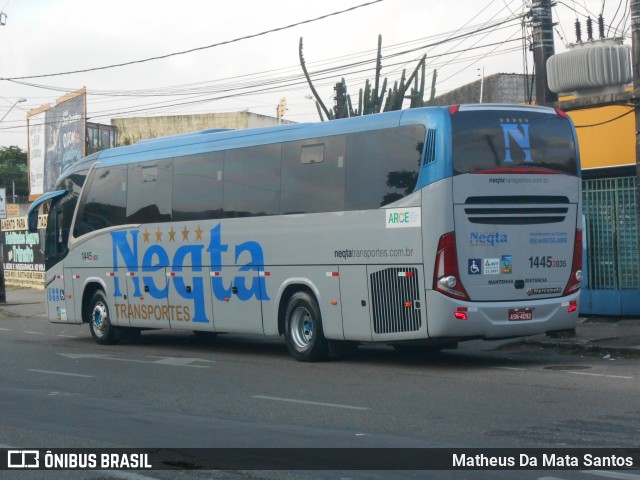 Neqta Transportes 035 na cidade de Fortaleza, Ceará, Brasil, por Matheus Da Mata Santos. ID da foto: 8559316.