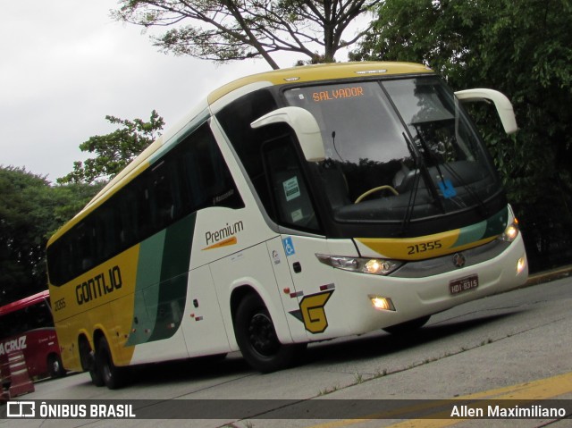 Empresa Gontijo de Transportes 21355 na cidade de São Paulo, São Paulo, Brasil, por Allen Maximiliano. ID da foto: 8562193.