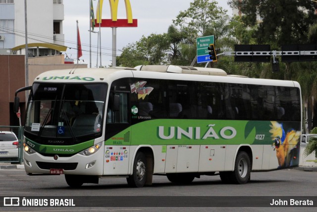 Empresa União de Transportes 4127 na cidade de Criciúma, Santa Catarina, Brasil, por John Berata. ID da foto: 8561206.