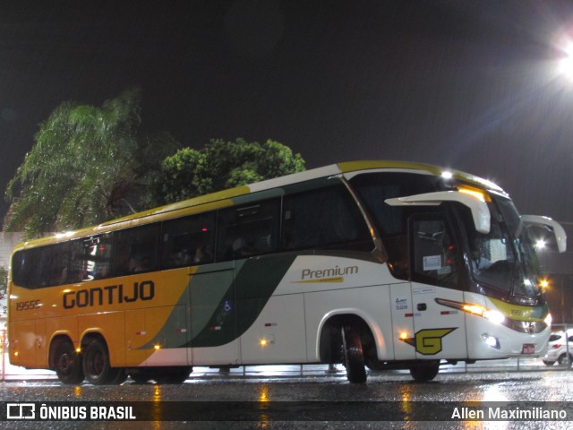 Empresa Gontijo de Transportes 19555 na cidade de Uberaba, Minas Gerais, Brasil, por Allen Maximiliano. ID da foto: 8562158.