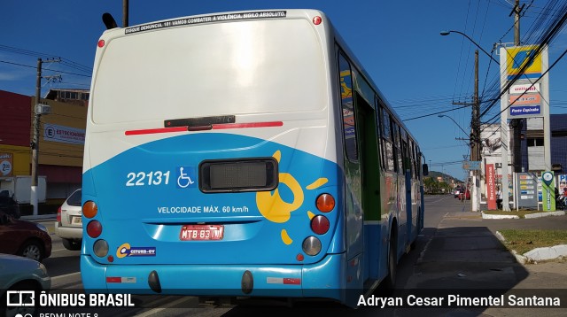 Nova Transporte 22131 na cidade de Vila Velha, Espírito Santo, Brasil, por Adryan Cesar Pimentel Santana. ID da foto: 8561797.