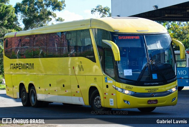 Viação Itapemirim 60067 na cidade de Vila Velha, Espírito Santo, Brasil, por Gabriel Lavnis. Número da foto: #8559469.