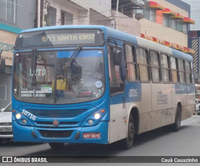 Concessionária Salvador Norte - CSN Transportes 10716 na cidade de Salvador, Bahia, Brasil, por Cauã Cauazinho. ID da foto: 8561946.