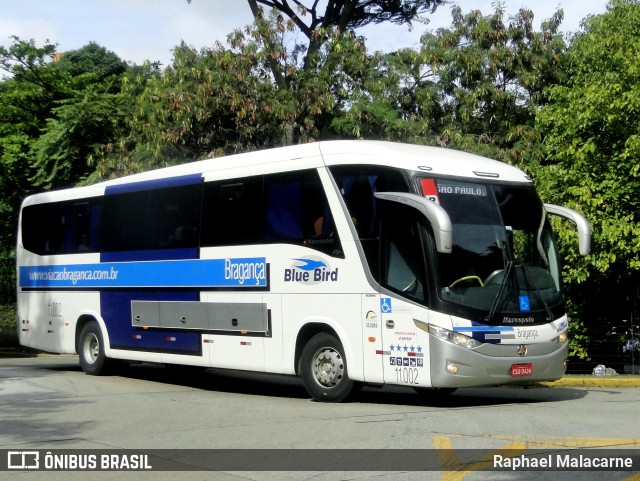 Auto Viação Bragança 11002 na cidade de São Paulo, São Paulo, Brasil, por Raphael Malacarne. ID da foto: 8563983.