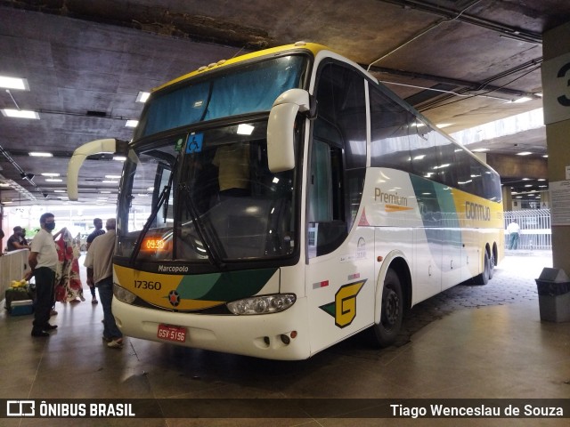 Empresa Gontijo de Transportes 17360 na cidade de Belo Horizonte, Minas Gerais, Brasil, por Tiago Wenceslau de Souza. ID da foto: 8563548.