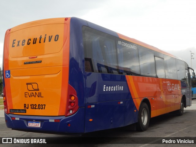 Evanil Transportes e Turismo RJ 132.037 na cidade de Rio de Janeiro, Rio de Janeiro, Brasil, por Pedro Vinicius. ID da foto: 8563055.